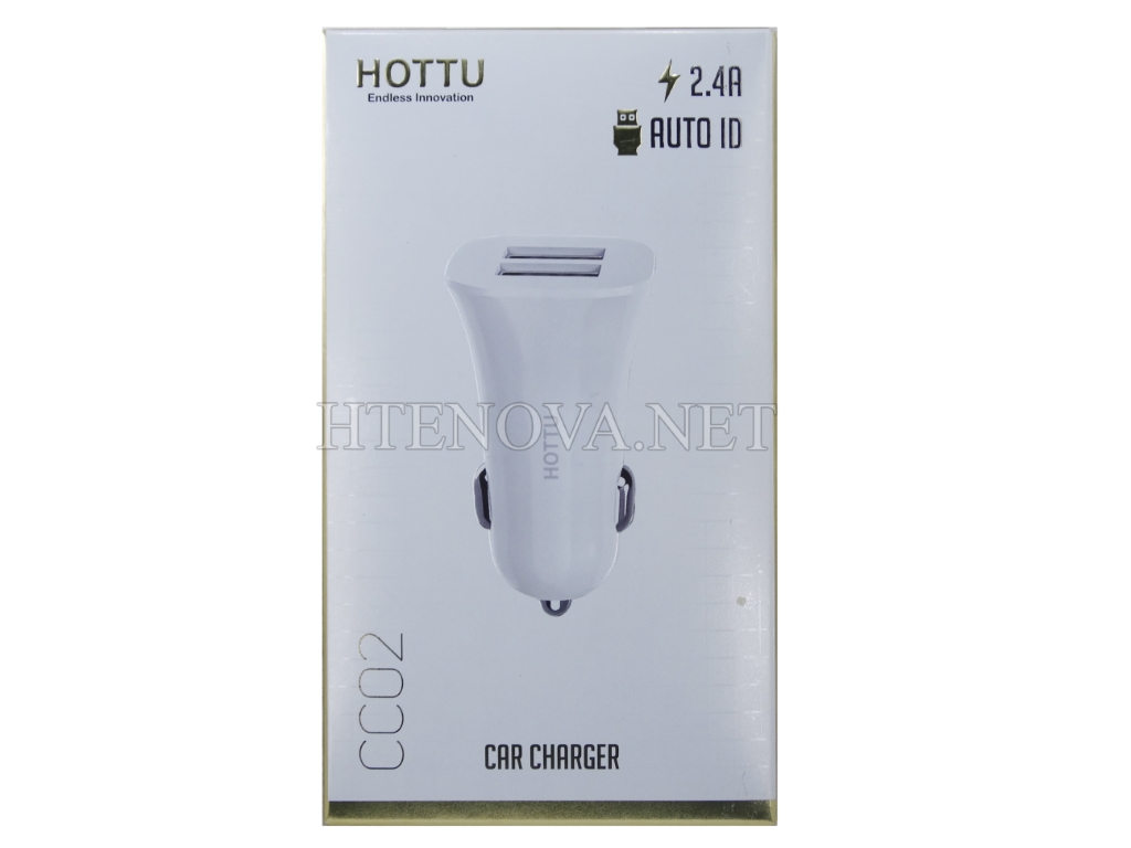  Car Charging Adapter 2 USB Ports HOTTU CC02