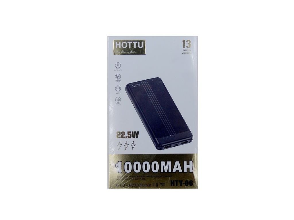 Power Bank 10000mAH HOTTU HTY-06