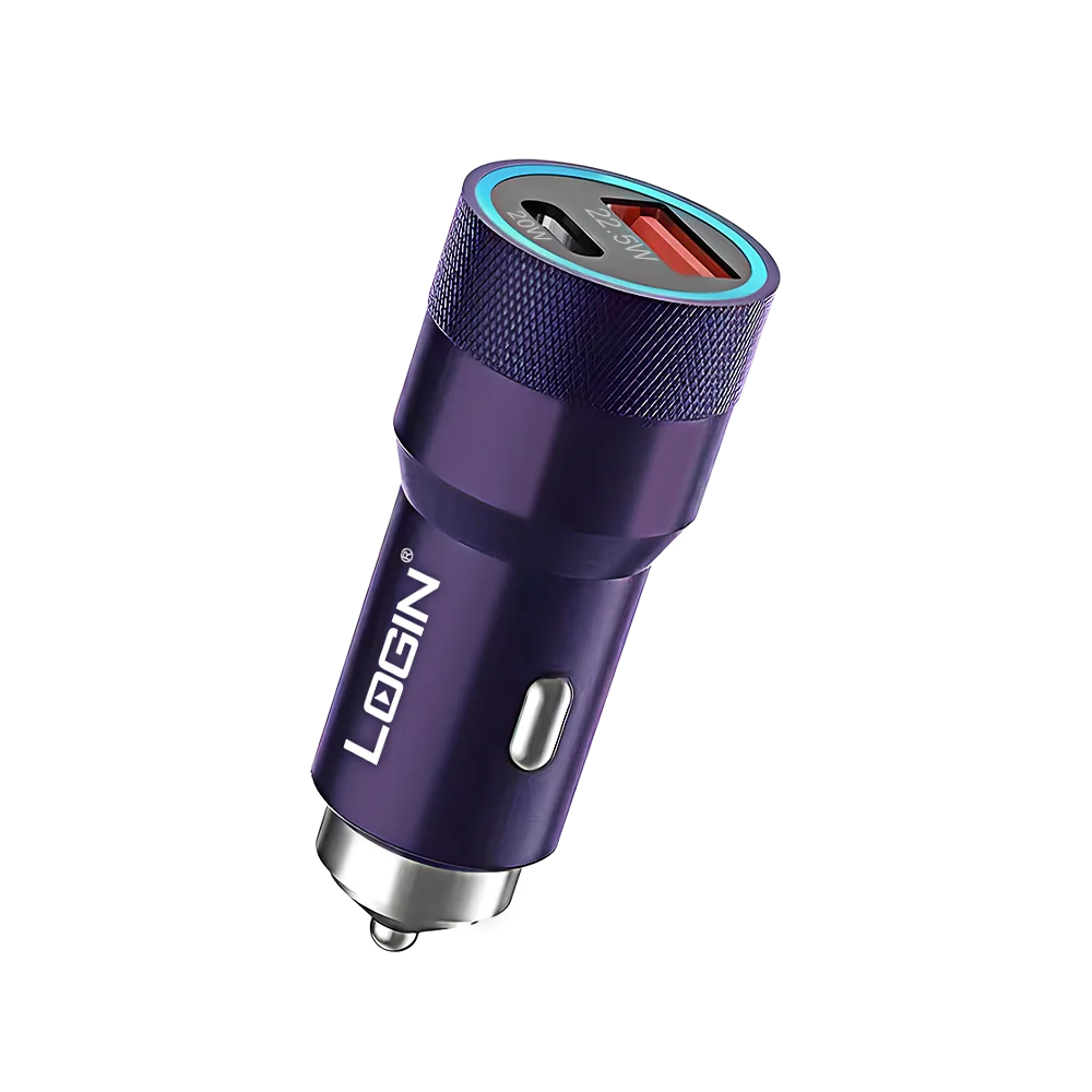 Car Charger Type (C) Login L-601  (45W)