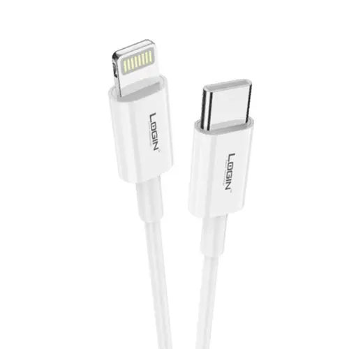 Cable TYPE (C) TO IPHONE LOGiN (65W) L-901 