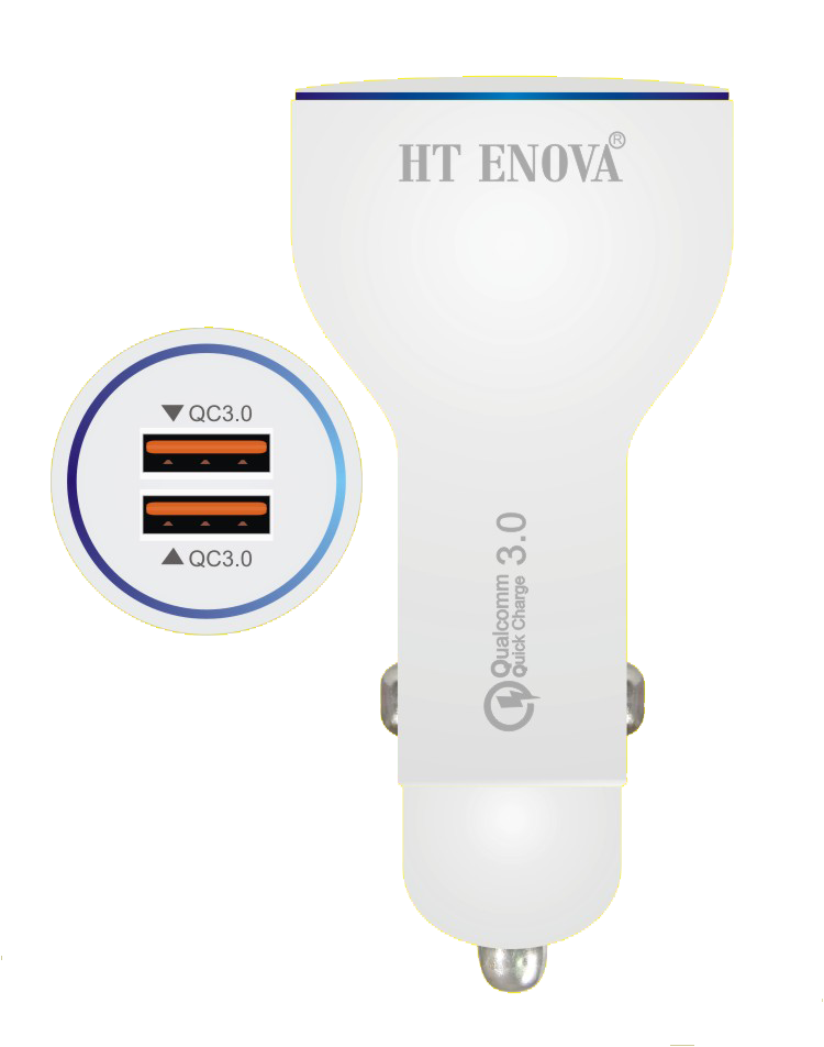 Qualcomm Car Charging Adapter HT ENOVA (621) 36W