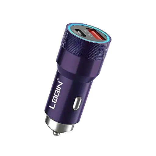 [C2C3T2LGN-2] Car Charger Type (C) Login L-601  (45W)